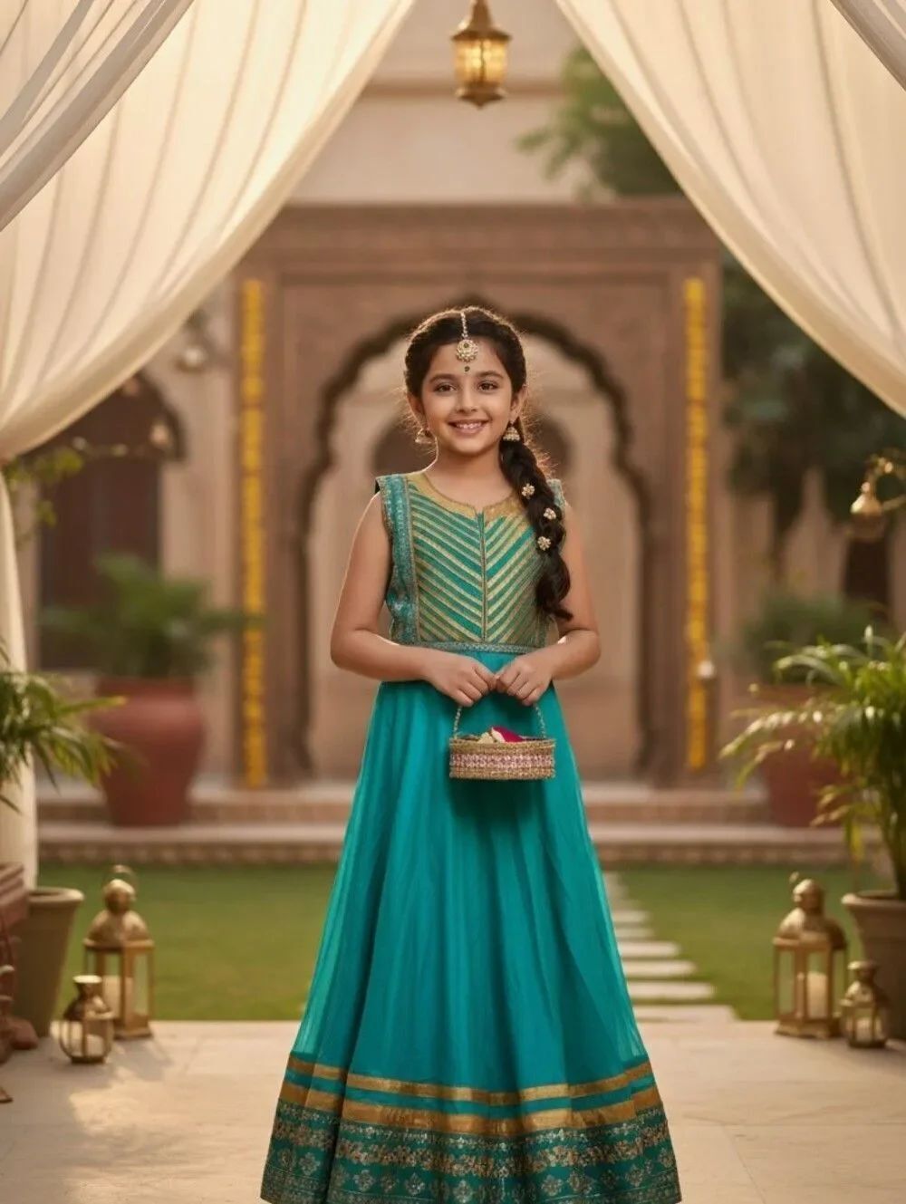 Lehenga girls traditional dress